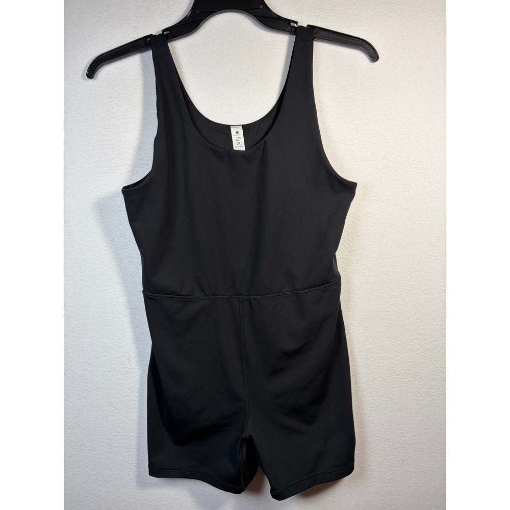 Yogalicious Romper Womens XL Black Excellent Lux Core Endurance Activewear